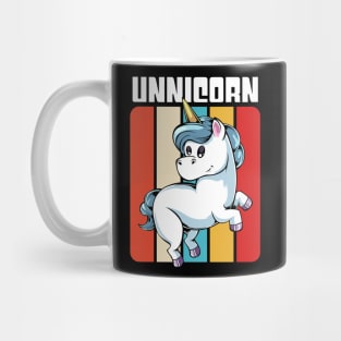 Unicorn - Cute Retro Style Kawaii Unicorn Mug